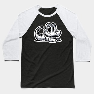 cute cartoon crocodile Baseball T-Shirt